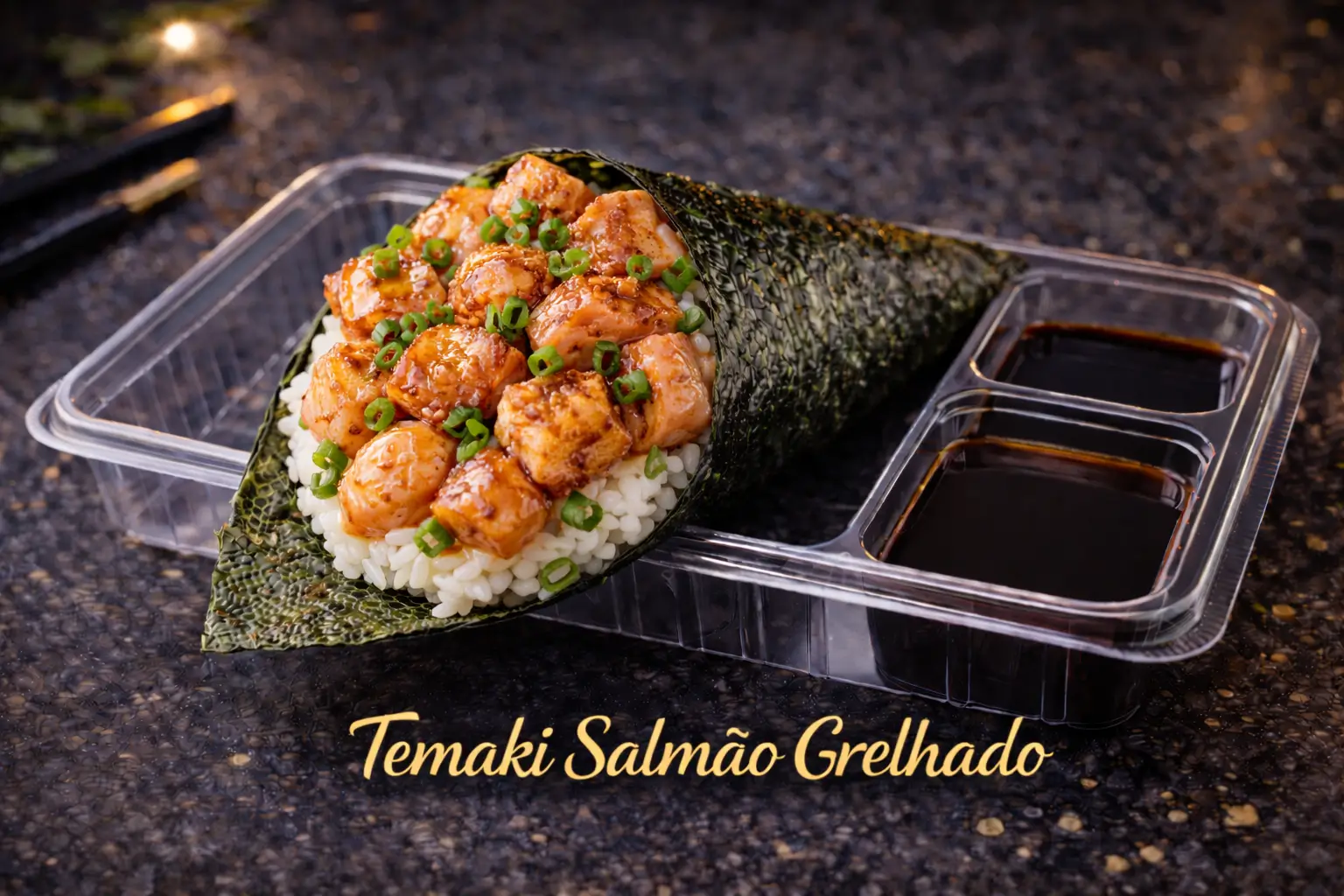 🍣 Temaki Salmão Grelhado