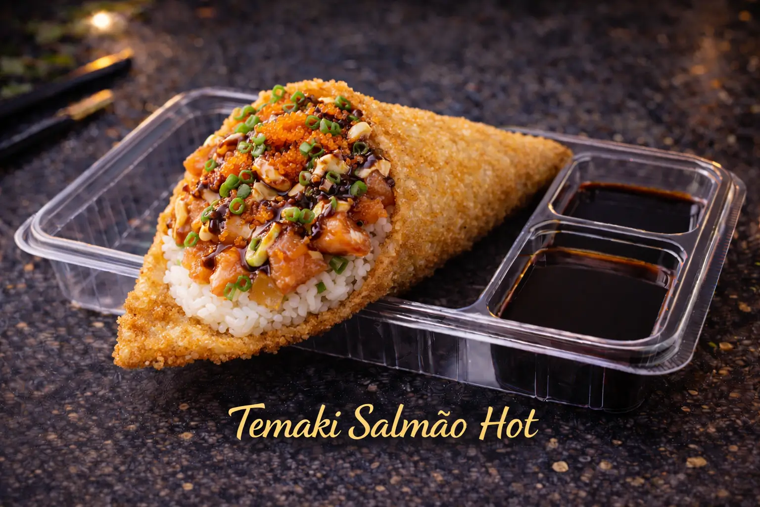 🔥 Temaki Salmão Hot