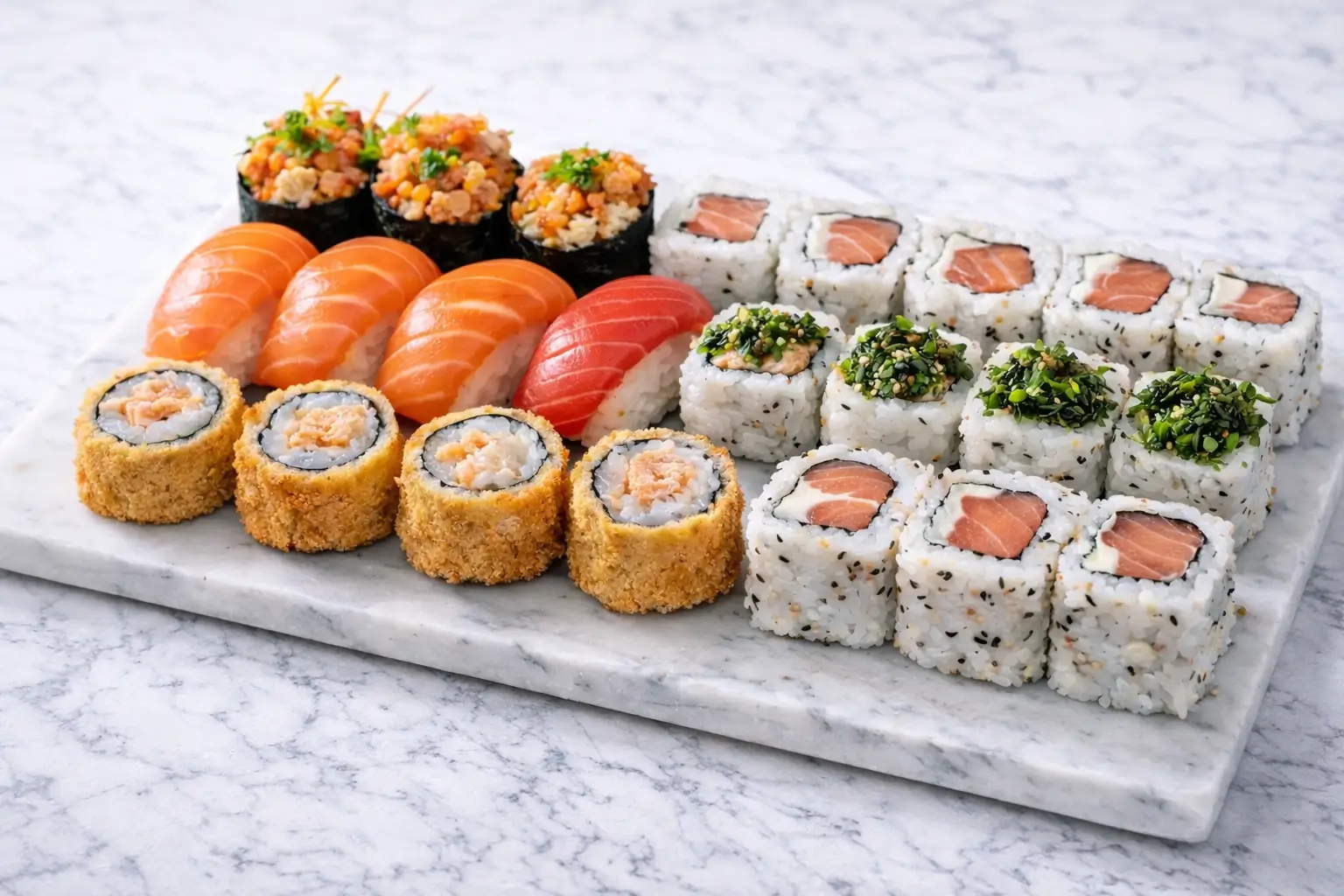 Combo Salmão Variado — 26 Peças